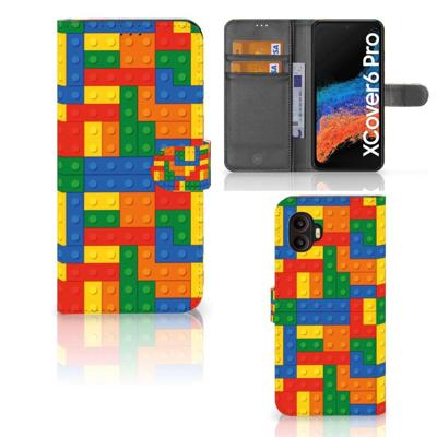 Samsung Galaxy Xcover 6 Pro | Telefoon Hoesje | Blokken | Portemonnee hoesje