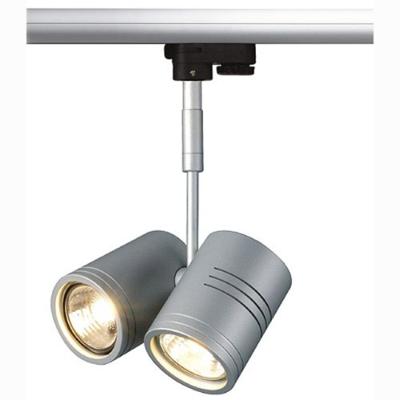 SLV Railspot dubbelBima 2 3-fase grijs - 152232