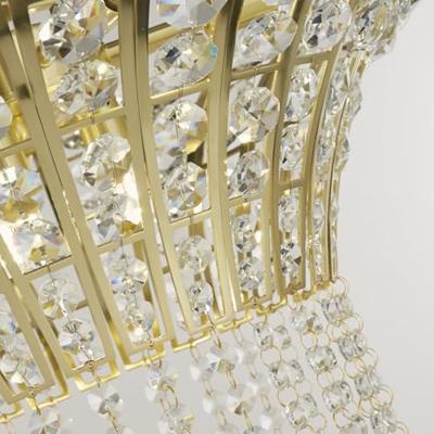 Searchlight Ronde hanglampGemma goud - 68511-8SB