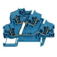 Weidmüller 1791040000 Klem 2-etages Spanveer Blauw 50 stuk(s)