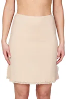 Gaubert Onderrok 49-54CM - Gladde Jupon - Wit - Zwart - Huidskleur - thumbnail