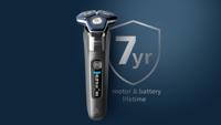 Philips SHAVER Series 7000 S7885/50 scheerapparaat Roterend scheerapparaat Trimmer Zwart, Blauw - thumbnail