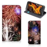 Samsung Galaxy Xcover 4s Hippe | Standcase | Vuurwerk - thumbnail