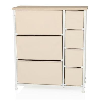 hjh LIVING Kast Foldress (7 vakken, Beige) hjh LIVING Kast Foldress (7 vakken, Beige)