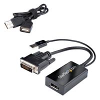 Adapter DisplayPort naar DVI Startech DVI2DP2 Zwart - thumbnail