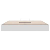 Bedframe zonder matras 200x200 cm kunstleer wit - thumbnail