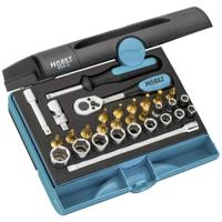 HAZET Dopsleutelset 854-2 - 30-delig - 3 - 14 - PH1 - PH2 - PZ1 - PZ2 - T10 - T30 - thumbnail