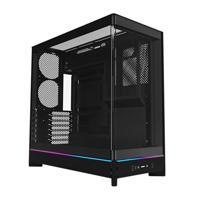 Montech hs02 midi tower behuizing (zwart | 2x usb-a | 1x usb-c | rgb | tempered glass) - thumbnail