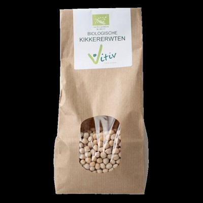Vitiv Kikkererwten bio 500 Gram Vitiv Kikkererwten bio 500 Gram