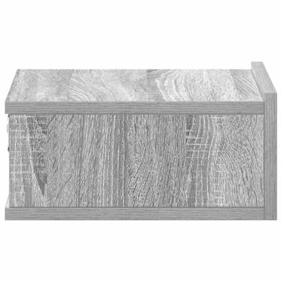 Nachtkastjes 2 st zwevend 40x30x15 cm bewerkt hout grijs sonoma Nachtkastjes 2 st zwevend 40x30x15 cm bewerkt hout grijs sonoma