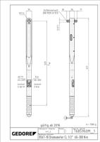Gedore Momentsleutel CL 1/2" - 7685960 - thumbnail