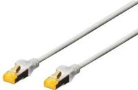 Digitus DK-1644-A-100 RJ45 Netwerkkabel, patchkabel CAT 6A S/FTP 10.00 m Grijs Halogeenvrij, Verdraaide paren, Snagless, Vlambestendig 1 stuk(s) - thumbnail
