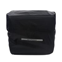 New looxs regenhoes dubbel - zwarte waterdichte polyester fietstas - reflectie - 40x97 cm - thumbnail