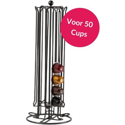 Cosy & Trendy Capsulehouder Zwart Met. Draaib D14xh36