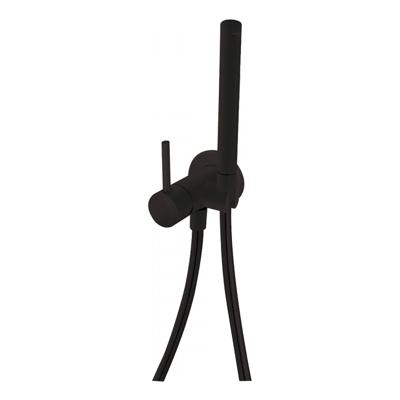 Inbouw Bidetmengkraan Tres Study Exclusive met Doucheslang en Hendel Mat Zwart