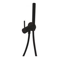 Inbouw Bidetmengkraan Tres Study Exclusive met Doucheslang en Hendel Mat Zwart - thumbnail