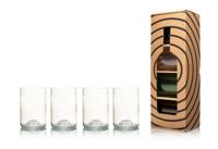 Rebottled glazen - 4-pack - clear - thumbnail