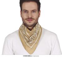 Sjaaltje Beige Zakdoek Denim - thumbnail