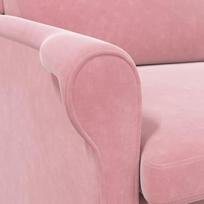 Fauteuil Roze 76 x 94 x 102 cm Fluweel