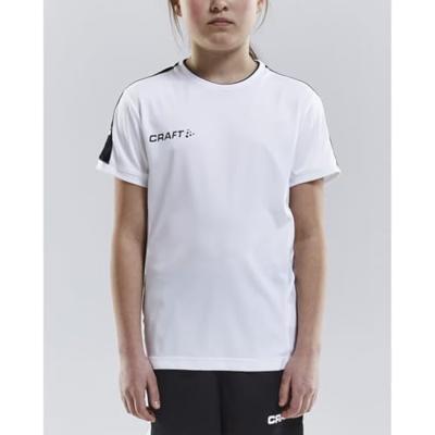 Craft 1905636 Progress Practise Tee JR - White/Black - 158/164 Craft 1905636 Progress Practise Tee JR - White/Black - 158/164