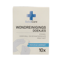 Solvacare Wondreinigingsdoekjes steriel 10 Stuks - thumbnail