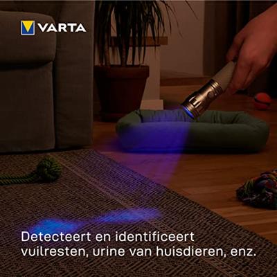 Varta UV Light Zaklamp werkt op batterijen UV-LED 68 g