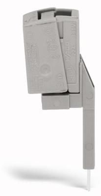 Wago 2009 teststeker rijgklem, grijs, aansluitingwijze veer, 1 pool, pendiameter