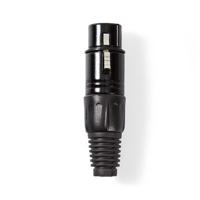 Nedis COTP15902BK Xlr-connector Xlr 3-pins Female Zwart - thumbnail