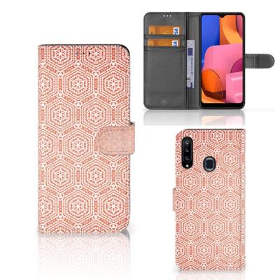 Samsung Galaxy A20s | Telefoon Hoesje | Pattern Orange Samsung Galaxy A20s | Telefoon Hoesje | Pattern Orange
