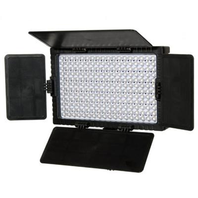 Falcon eyes bi-color led lamp set dimbaar dv-216vc-k2 incl. accu