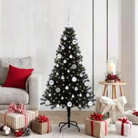 VidaXL Kerstboom met 150 led met standaard zwart 150 cm pvc - thumbnail