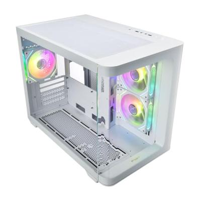 FSP Fortron POC0000244 Midi-tower Gaming-behuizing Wit Zijvenster FSP Fortron POC0000244 Midi-tower Gaming-behuizing Wit Zijvenster