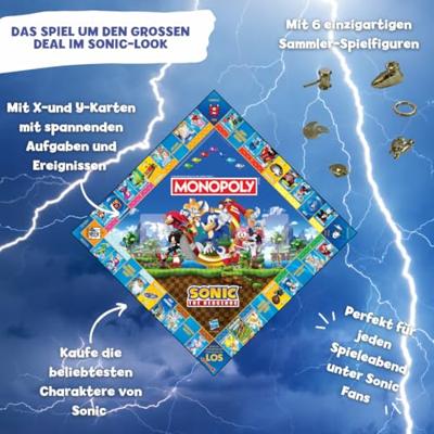 Monopoly Board Game Sonic the Hedgehog *German Version* - thumbnail