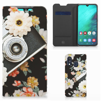 Samsung Galaxy A40 Stand Case Vintage Camera Samsung Galaxy A40 Stand Case Vintage Camera