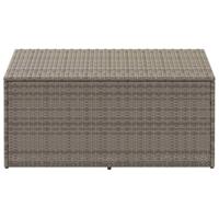 Tuinbox 110x50x58 cm poly rattan grijs - thumbnail