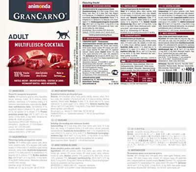 ANIMONDA GranCarno Adult Meat cocktail - nat hondenvoer - 400g