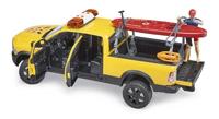 Bruder dodge ram 2500 reddingsbrigadeauto met strandwacht modelvoertuig (02506) - thumbnail