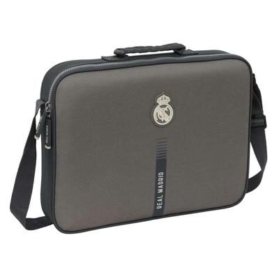 Schooltas Real Madrid C.F. Grijs 38 x 28 x 6 cm Schooltas Real Madrid C.F. Grijs 38 x 28 x 6 cm