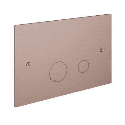 Hotbath Cobber bedieningspaneel geschikt voor Geberit UP320 17 x 25 x 0,4 cm, geborsteld koper PVD