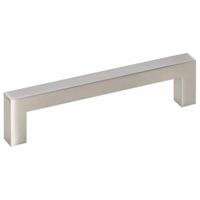 Handvatten 10 st 128 mm roestvrij staal zilverkleurig - thumbnail