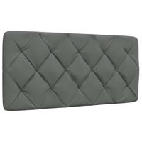 Bedframe zonder matras 100x200 cm stof donkergrijs - thumbnail