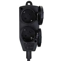 ProPlus Stopcontact Schuko 4-voudig 5M - thumbnail