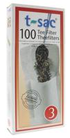 t-sac Theefilters No. 3 - voor 100 x acht koppen thee - thumbnail
