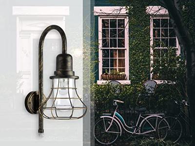 ECO-Light BIRD 1901-PIR BG Buitenlamp met bewegingsmelder (wand) E27 Goudbruin ECO-Light BIRD 1901-PIR BG Buitenlamp met bewegingsmelder (wand) E27 Goudbruin