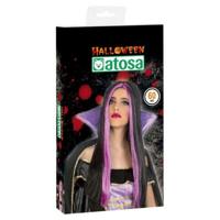 Halloween pruik Paars Fuchsia - thumbnail