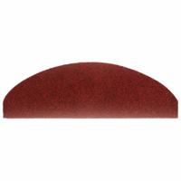 VidaXL Trapmatten zelfklevend 5 stuks 65x21x4 cm bordeaux rood halfrond groot - thumbnail