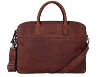 DSTRCT Wall Street Workingbag 15,6 inch-Brown - thumbnail
