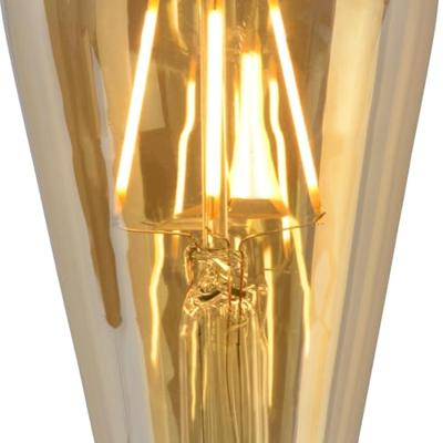 Lucide ST64 - Filament lamp - Ø 6,4 cm - LED Dimb. - E27 - 1x5W 2700K - Amber