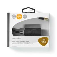 Nedis CCBW37654AT02 Mini-displayport - Hdmi™-kabel Mini-displayport Male - Hdmi™-uitgang 0,2 M Antraciet - thumbnail