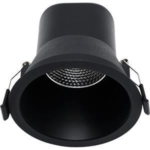 Profolux LED downlighter zwart reflector 6W 3000K dimbaar - LED2460